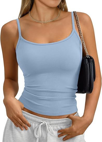 Womens Square Neck Sleeveless Tops