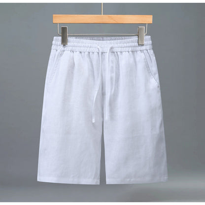 Mens Linen Casual Shorts