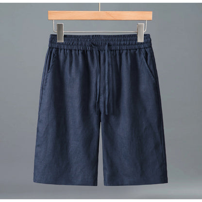 Mens Linen Casual Shorts