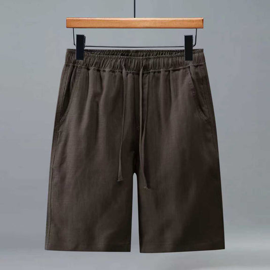 Mens Linen Casual Shorts