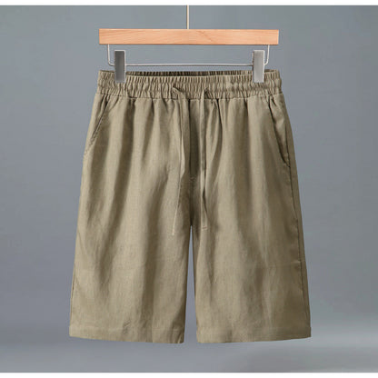 Mens Linen Casual Shorts