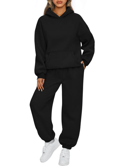 Autumn and winter casual hoodies, sportswear and long pants