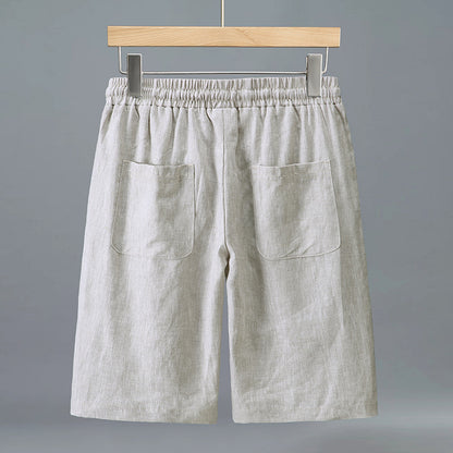 Mens Linen Casual Shorts