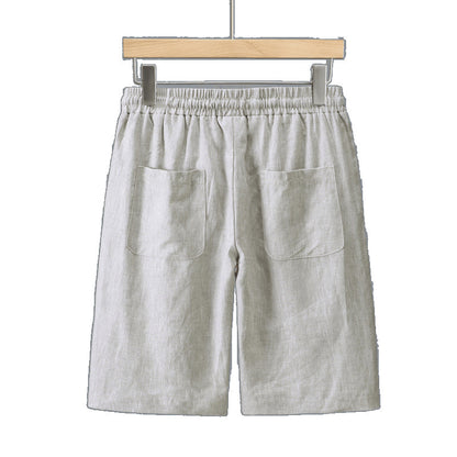 Mens Linen Casual Shorts