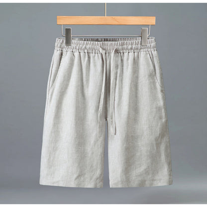 Mens Linen Casual Shorts