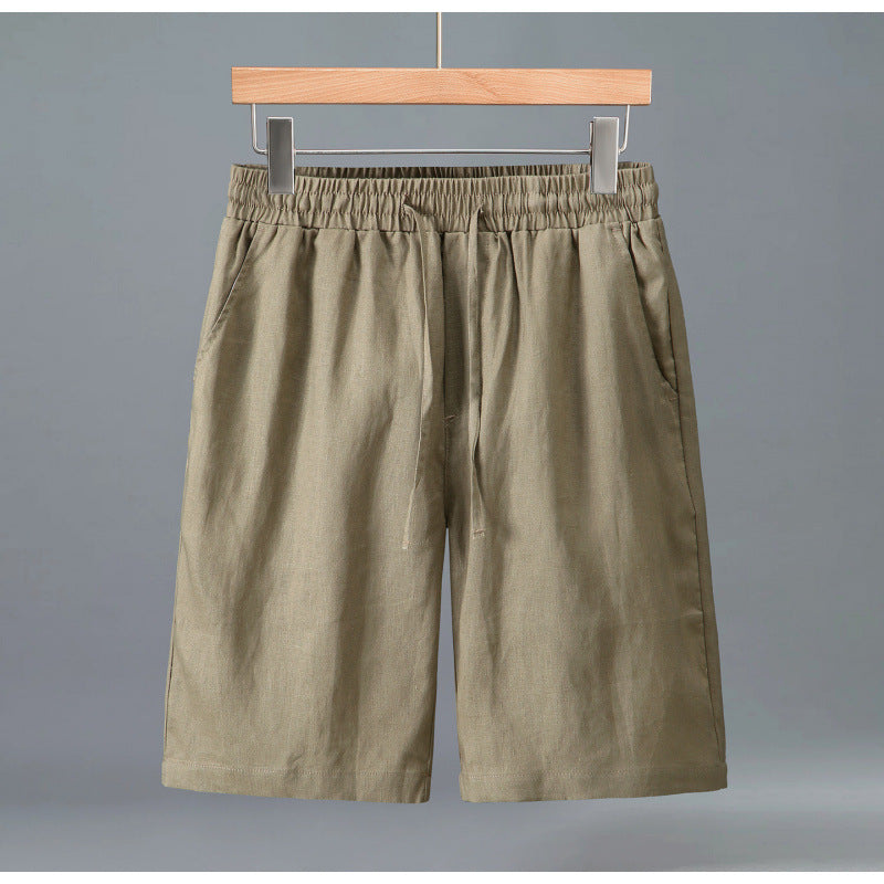 Mens Linen Casual Shorts